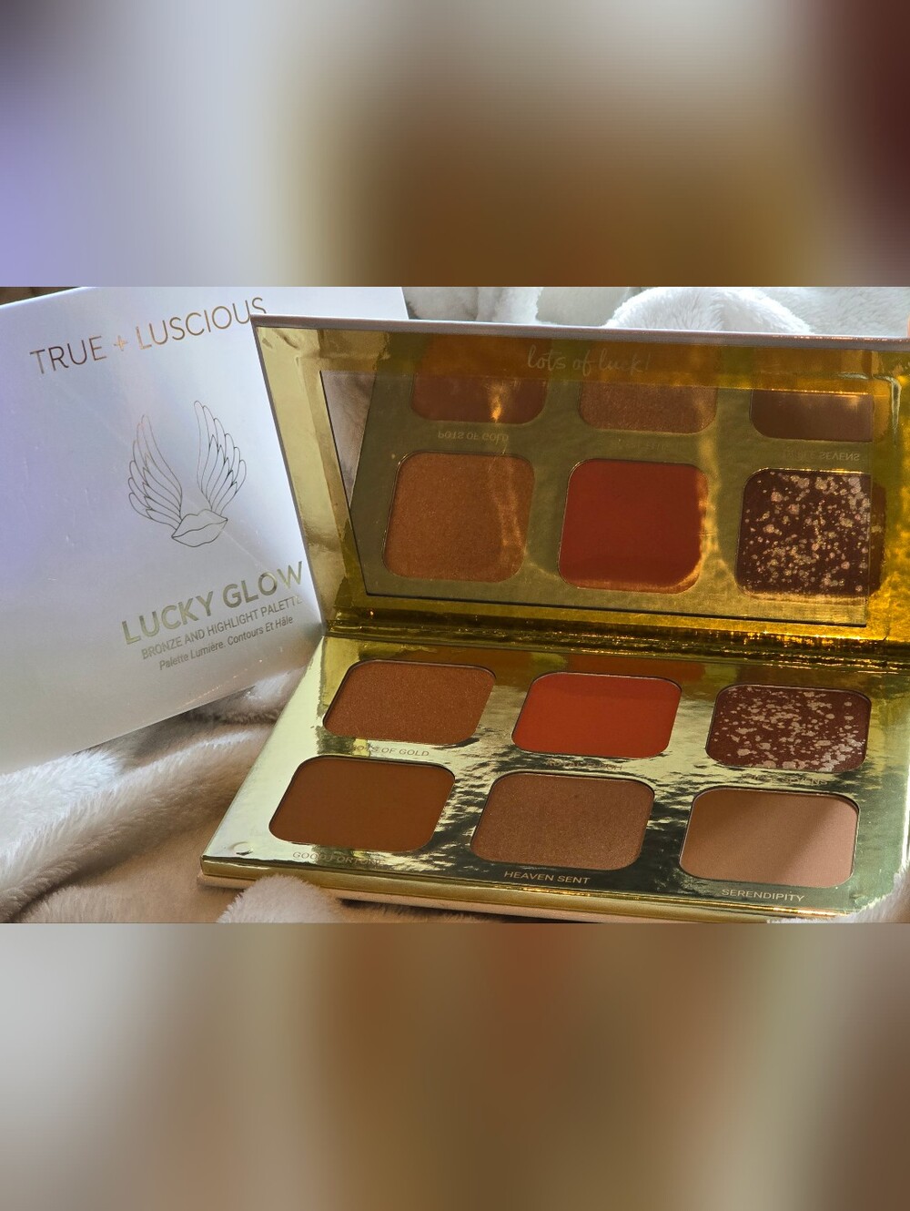 True + Luscious Lucky Glow Palette — Highlight And Bronze